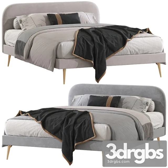 Double Bed 125 3D Model Free