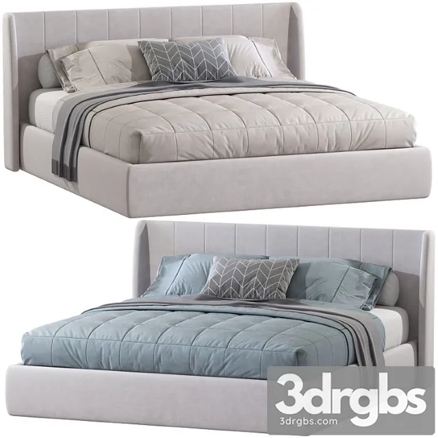 Double Bed 167 3D Model Free