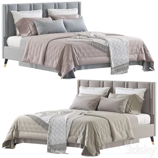 Double Bed 3 3D Model