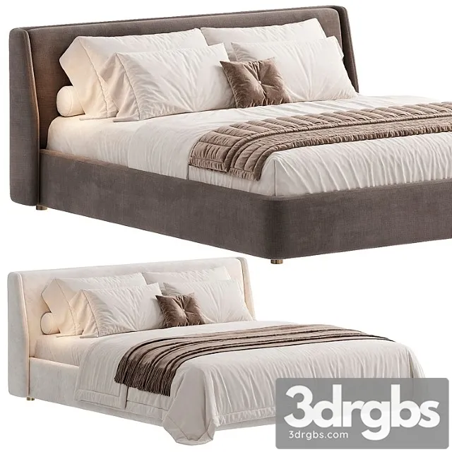 Double Bed 3 After Vittoria Area 3D Model Free