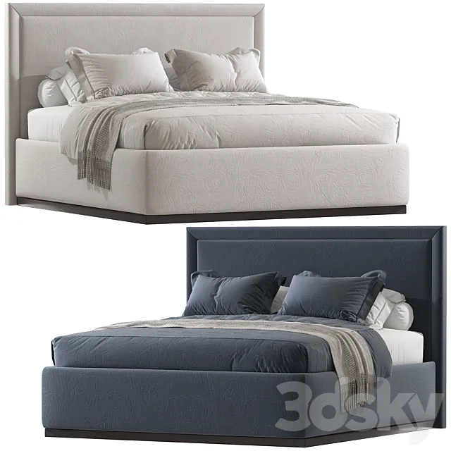 Double bed 67 3D Model