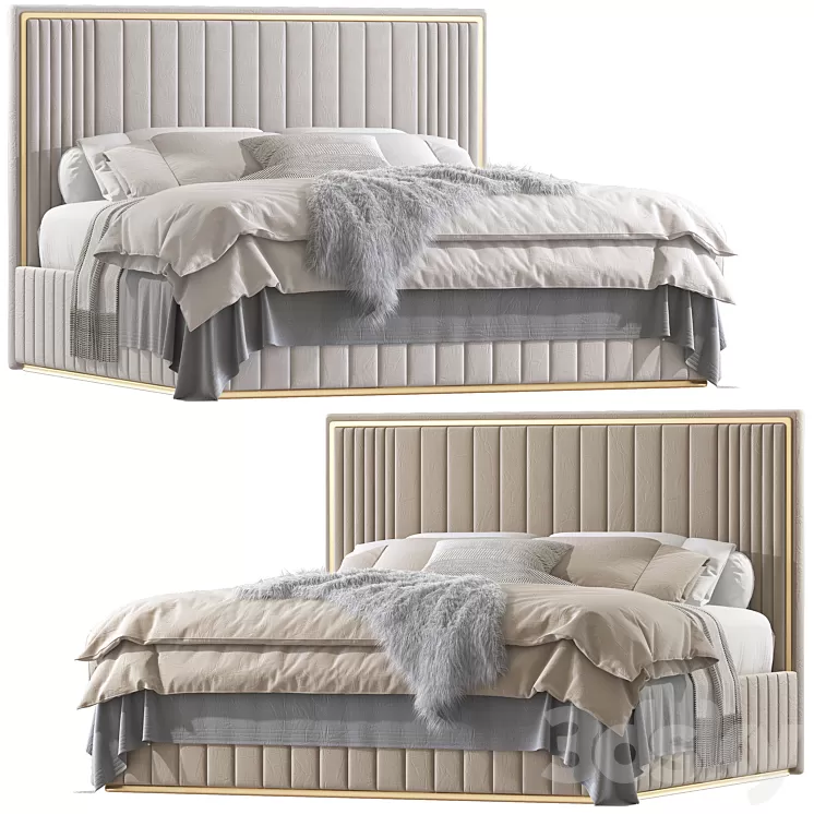 Double bed 71 3D Model