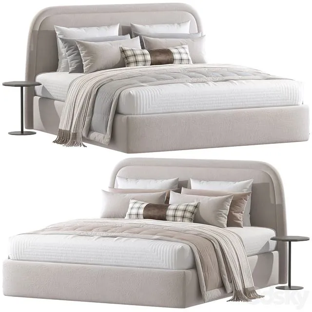 Double bed 77 3D Model