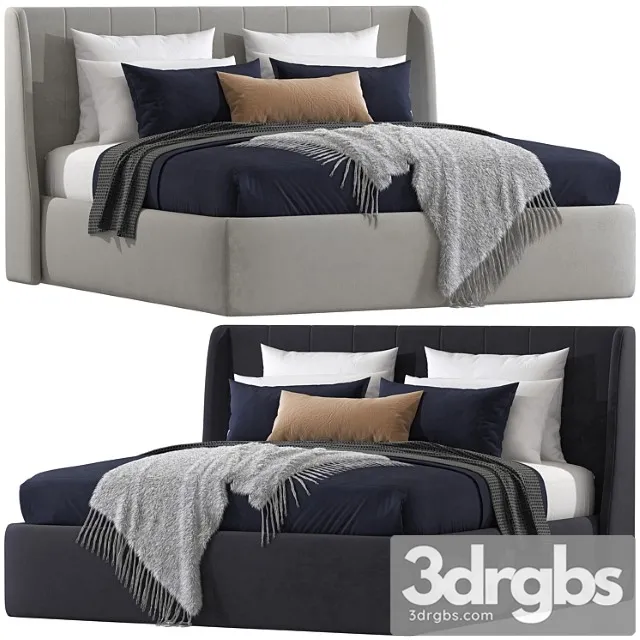 Double Bed 81 3D Model Free