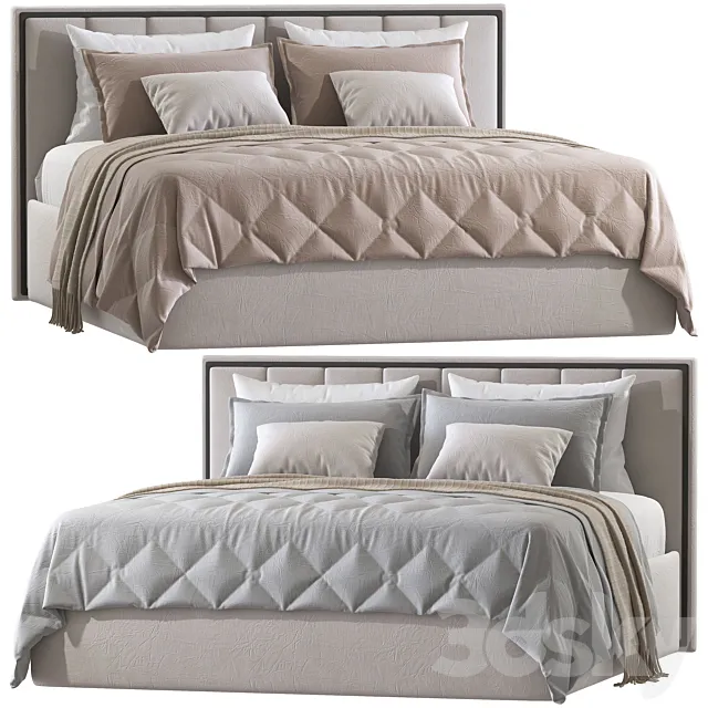 Double bed 86. 3D Model