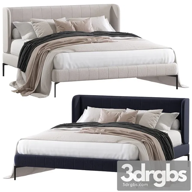 Double Bed 89 3D Model Free