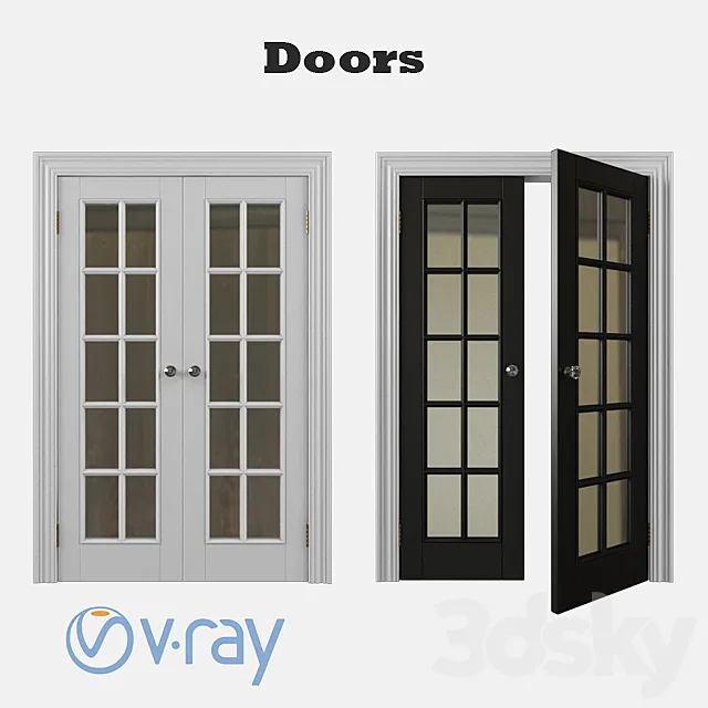 Double door 3DModel