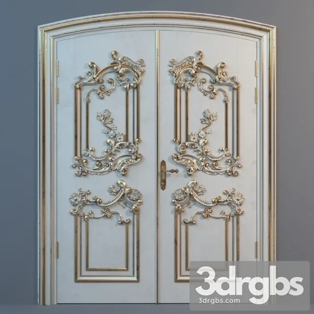 Double door Ezio Bellotti 3D Model Free