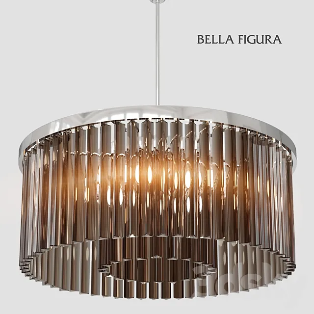 DOUBLE DRUM CEILING LIGHTS (vray + corona) 3DModel