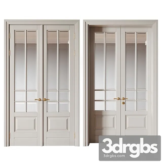Double Leaf Door 3D Model Free