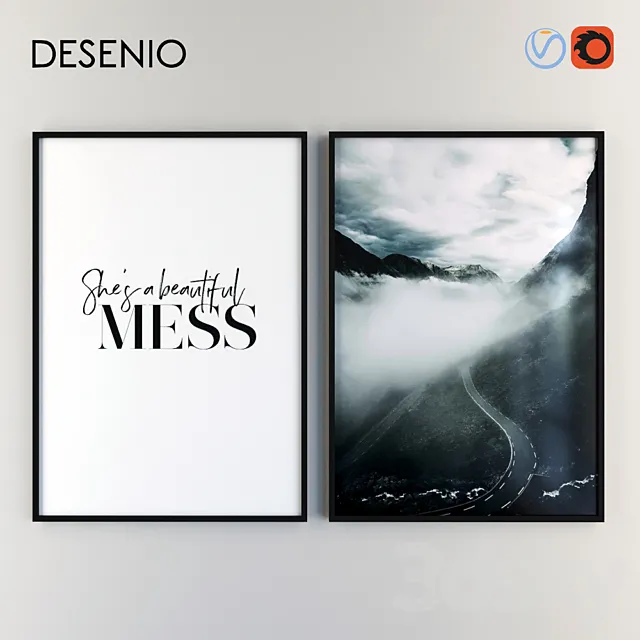 Double Posters Vol.40 3D Model