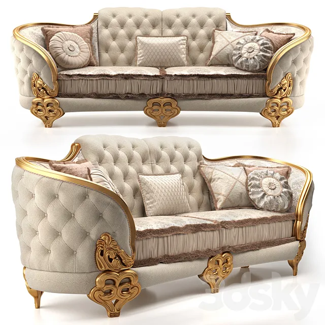 Double sofa BOBOLI Free Download