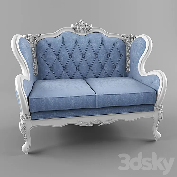 Double sofa Fanteri 3D Model