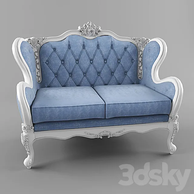 Double sofa Fanteri 3D Model