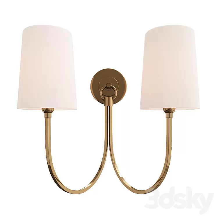 DOUBLE SWAG SCONCE - 2 LIGHT 3D Model Free