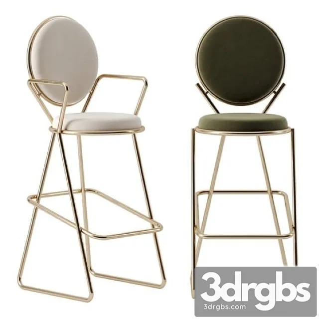 Double Zero Barstool by Moroso 3D Model Free