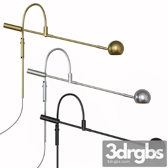 Douglas Wall Lamp 3D Model Download