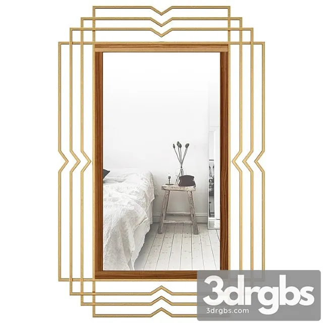 Downer accent mirror w000401910 3D Model Free