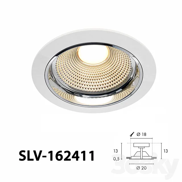 Downlights SLV-162411 3DModel