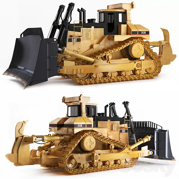 Dozer CAT D11R 3D Model