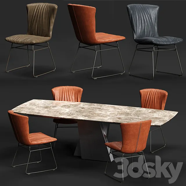DRAENERT DEXTER Chair and ADLER Table Free Download