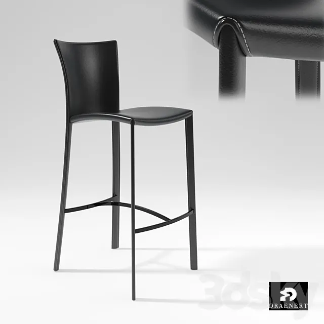 Draenert NOBILE BAR STOOL 3D Model