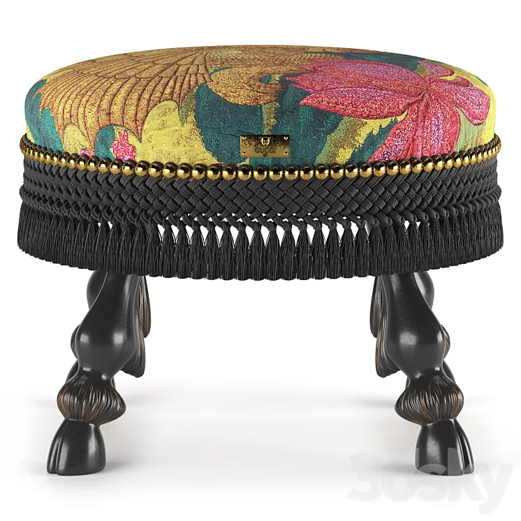 Dragonfish stool by Gucci 3D Model Free