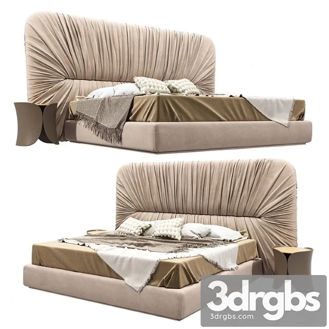 Drape bed laurameroni 2 3D Model Free
