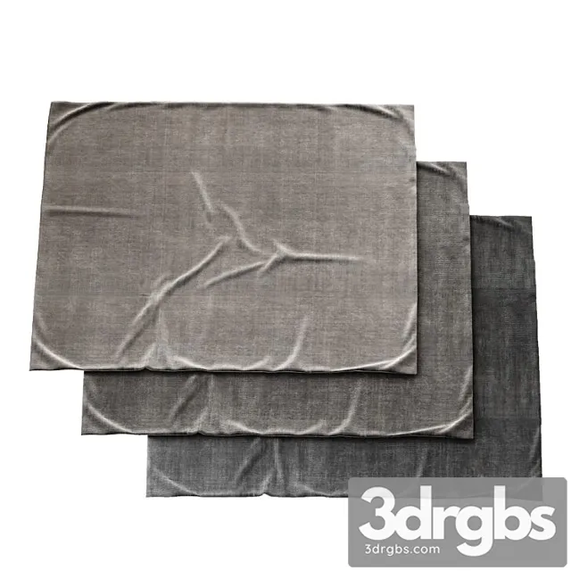 Drapery carpet 3D Model Free