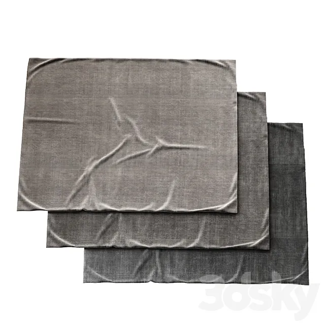 Drapery carpet 3D Model