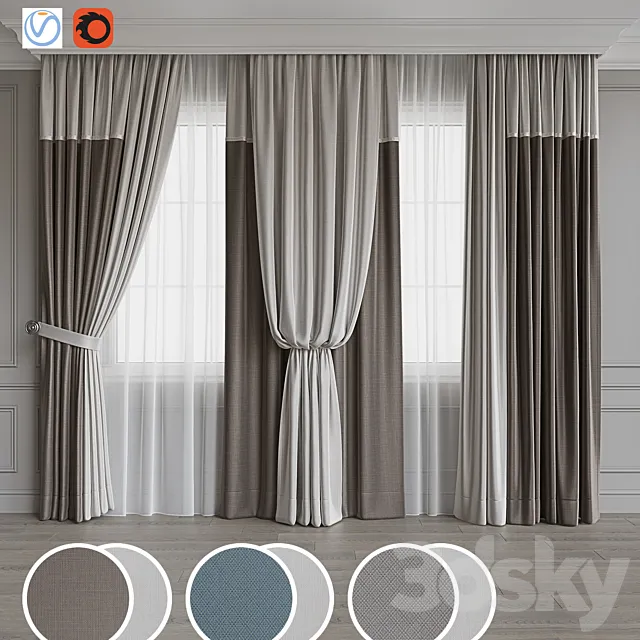 Drapery set 121 Free Download