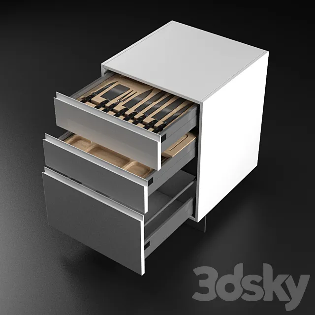 Drawer Kitchen_01_ 3DModel