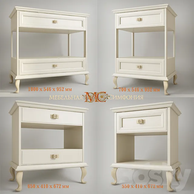 Drawers of the company "Furniture Symphony" 3DModel