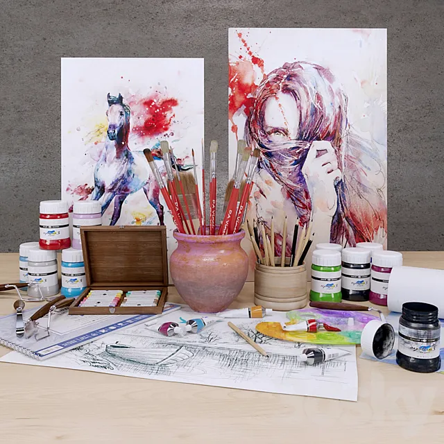 Drawing set Free Download