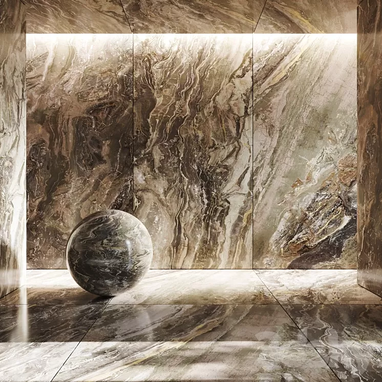 Dream Arabesque Porcelain Tile 3D Model Free