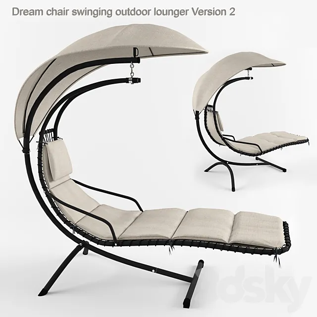 Dream chair swinging outdoor lounger Version 2 Free Download