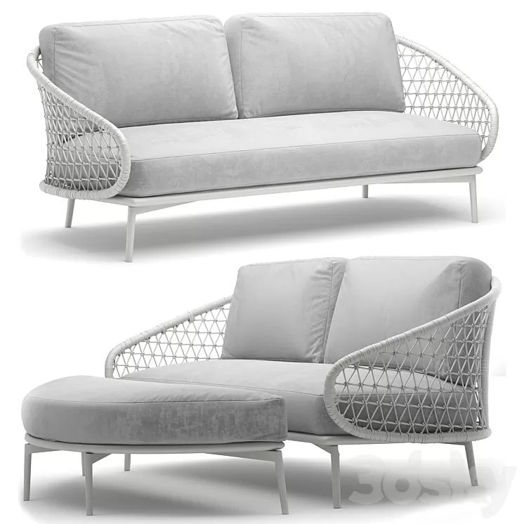 DreamSeat Cuddle Sofa 3D Model