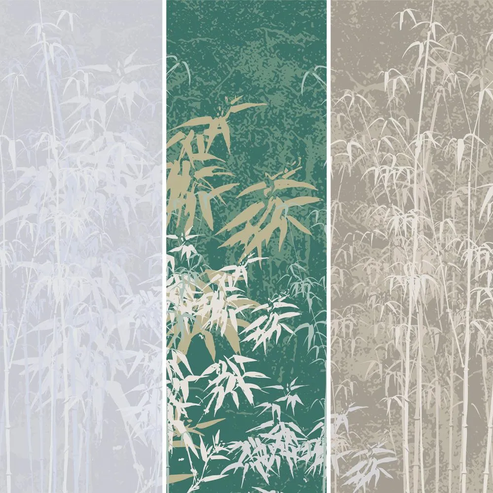 Dress-wall - Wallpaper Bambuk rosha 3D Model