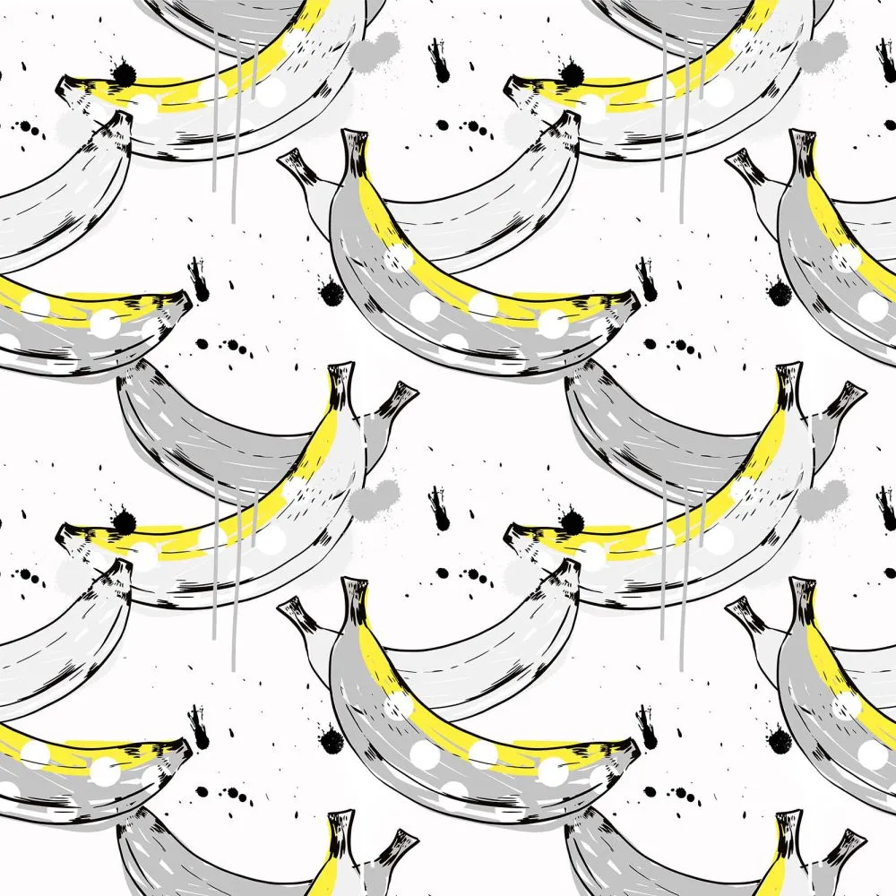 Dress-wall - Wallpaper Bananas 3D Model