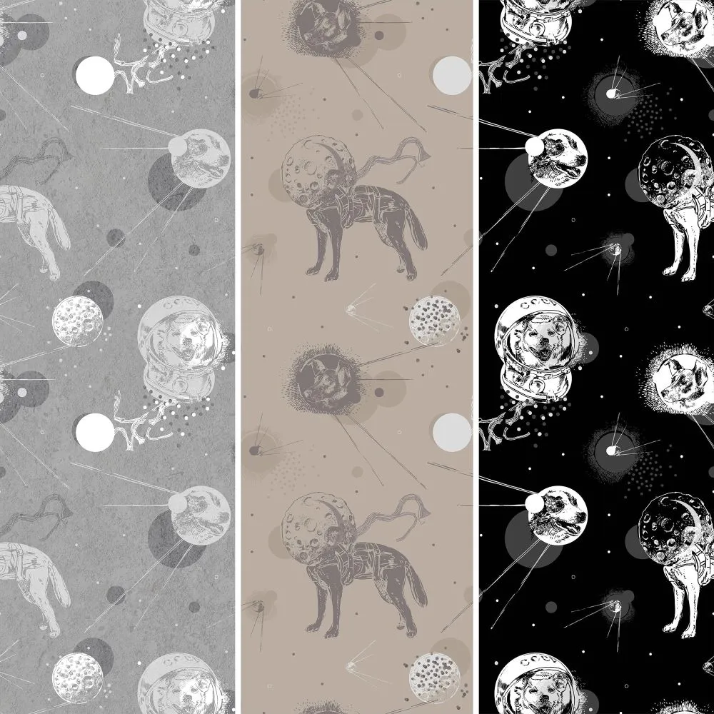 Dress-wall - Wallpaper Belka and Strelka 3D Model