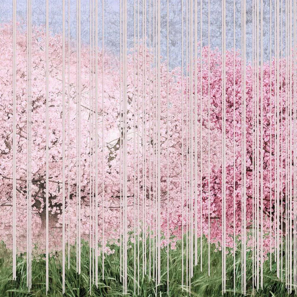 Dress-wall - Wallpaper Bloom 3D Model