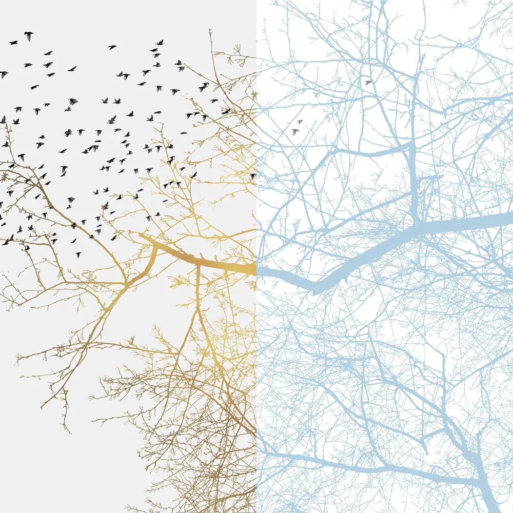 Dress-wall - Wallpaper Botanika Atumn 3D Model