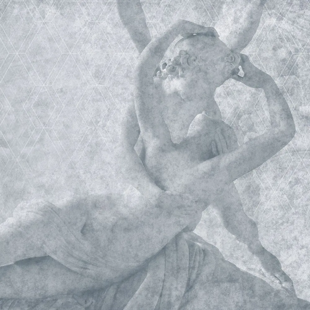 Dress-wall - Wallpaper Cupid and Psyche 3D Model