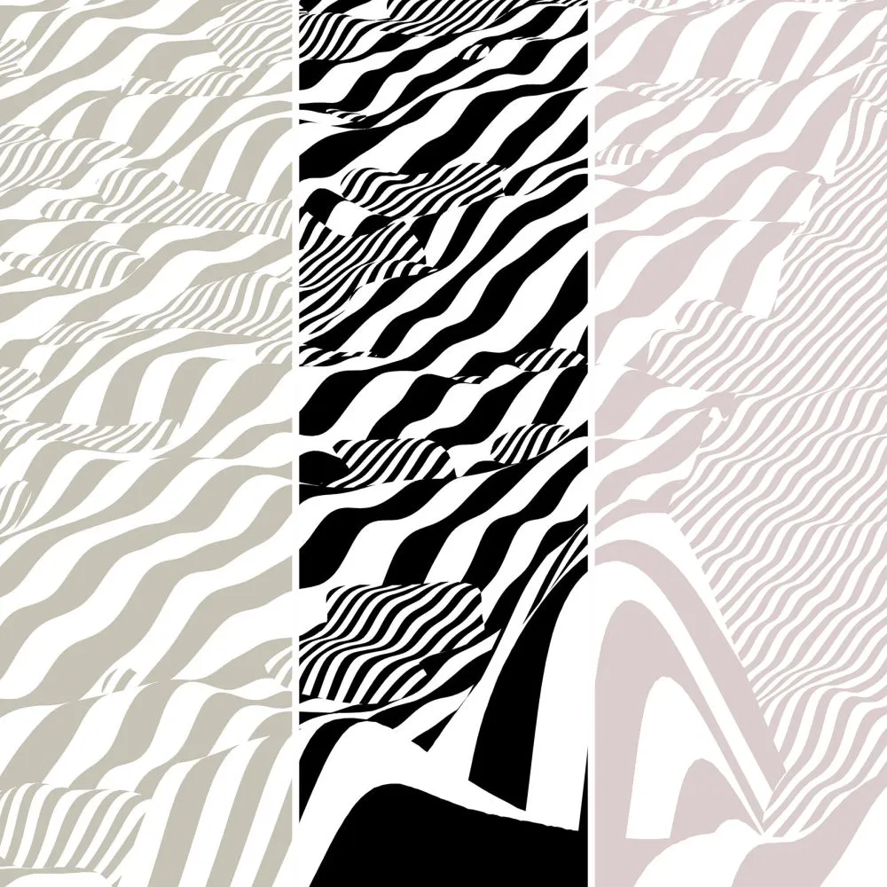 Dress-wall - Wallpaper Desert 3D Model