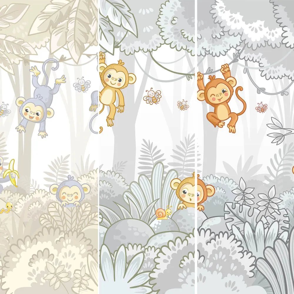 Dress-wall - Wallpaper Monkeys 3D Model