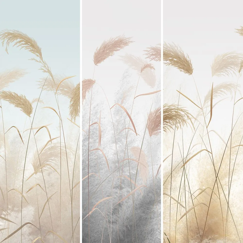 Dress-wall - Wallpaper Pampas herbs 3D Model