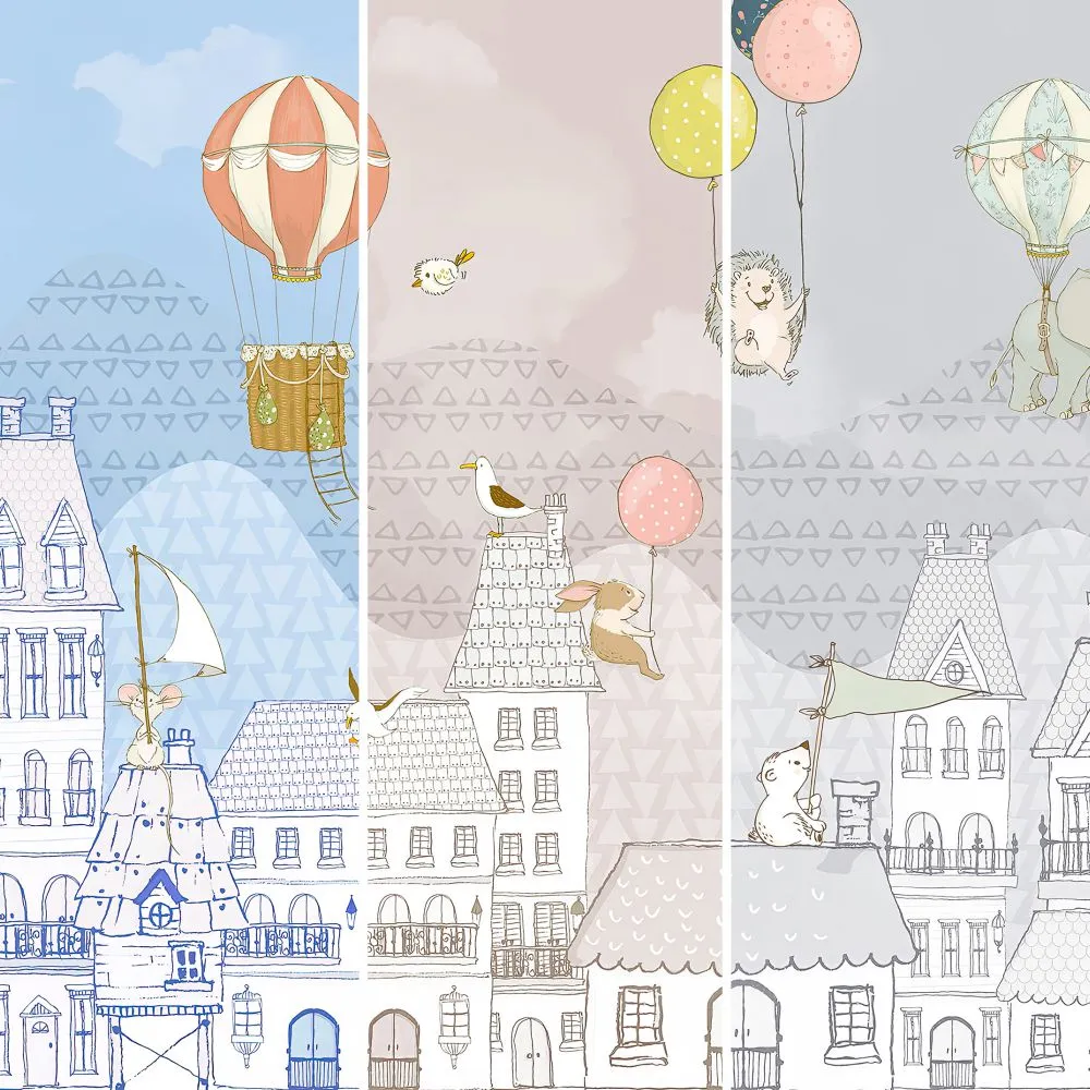 Dress-wall - Wallpaper Rooftop adventures 3D Model