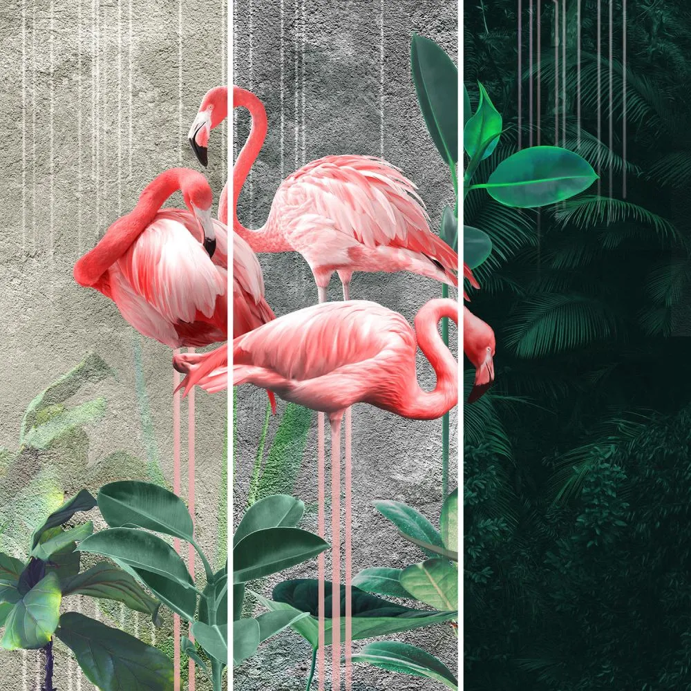 Dress-wall - Wallpaper Tropicana 3D Model