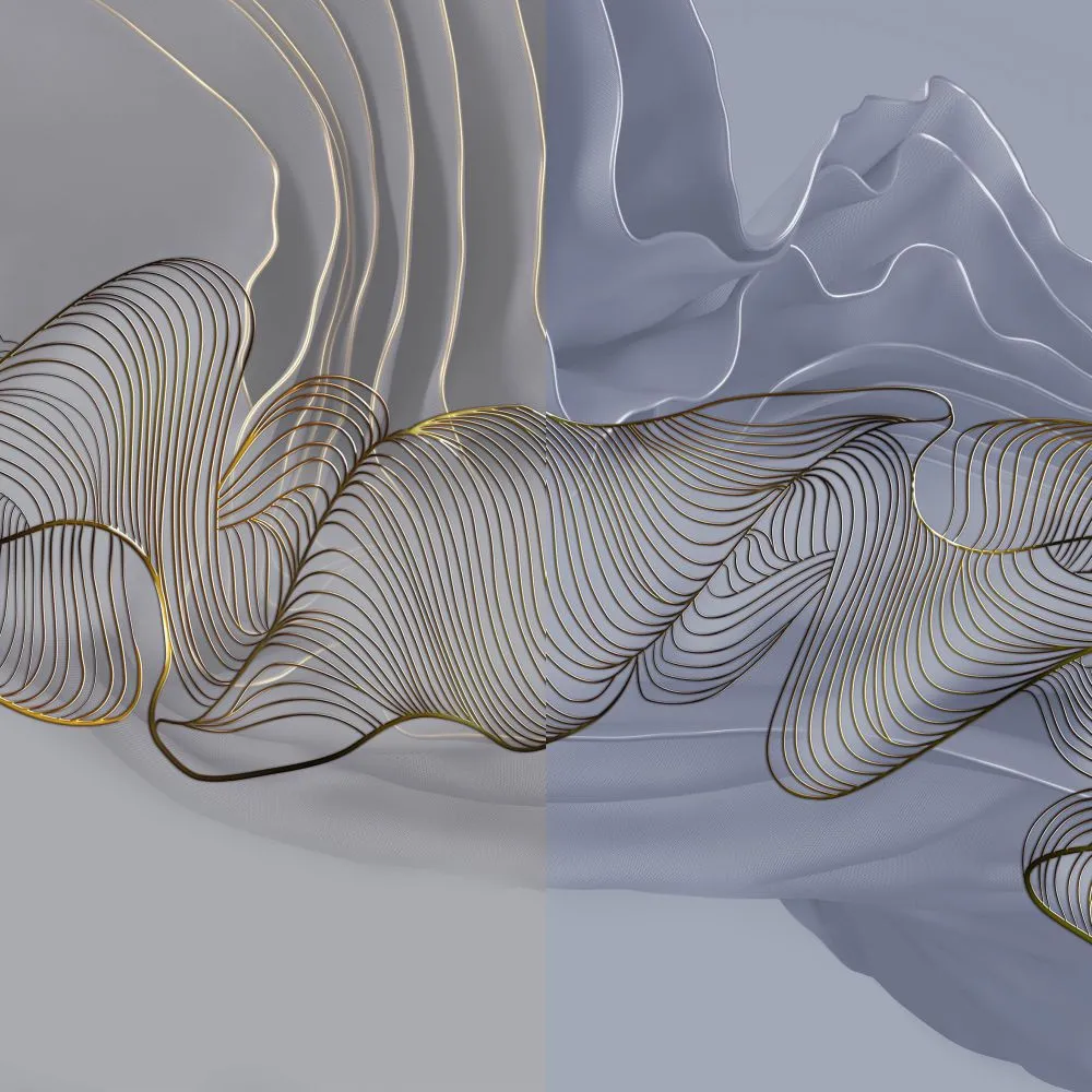 Dress-wall - Wallpaper Vivid dreams 3D Model