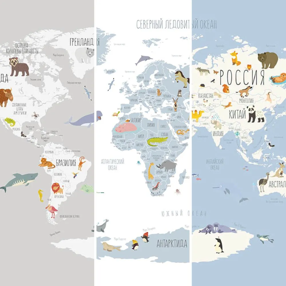 Dress-wall - Wallpaper World Map Kid 3D Model